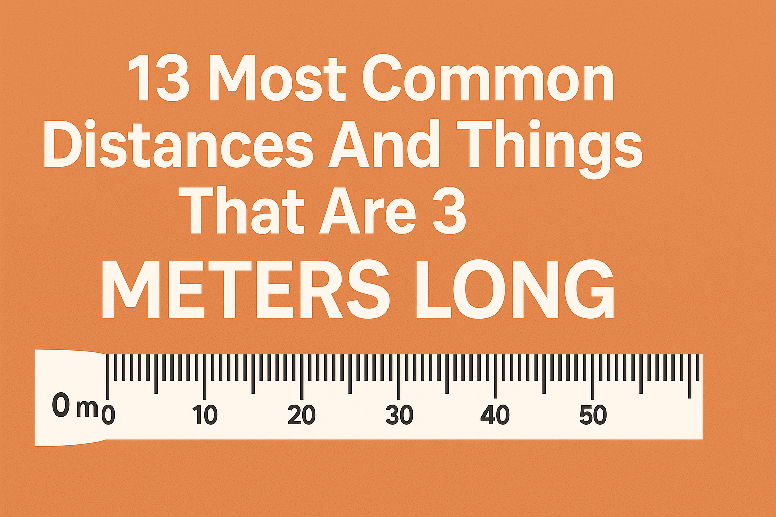 Things That Are 3 Meters Long