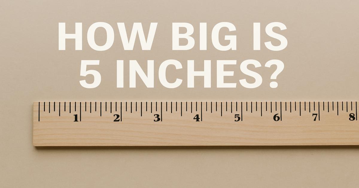How Big Is 5 Inches?